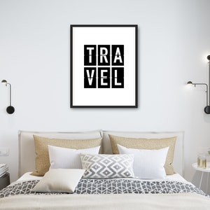 Travel Printable. Travel Wall Art. Motivational Wall Art for | Etsy