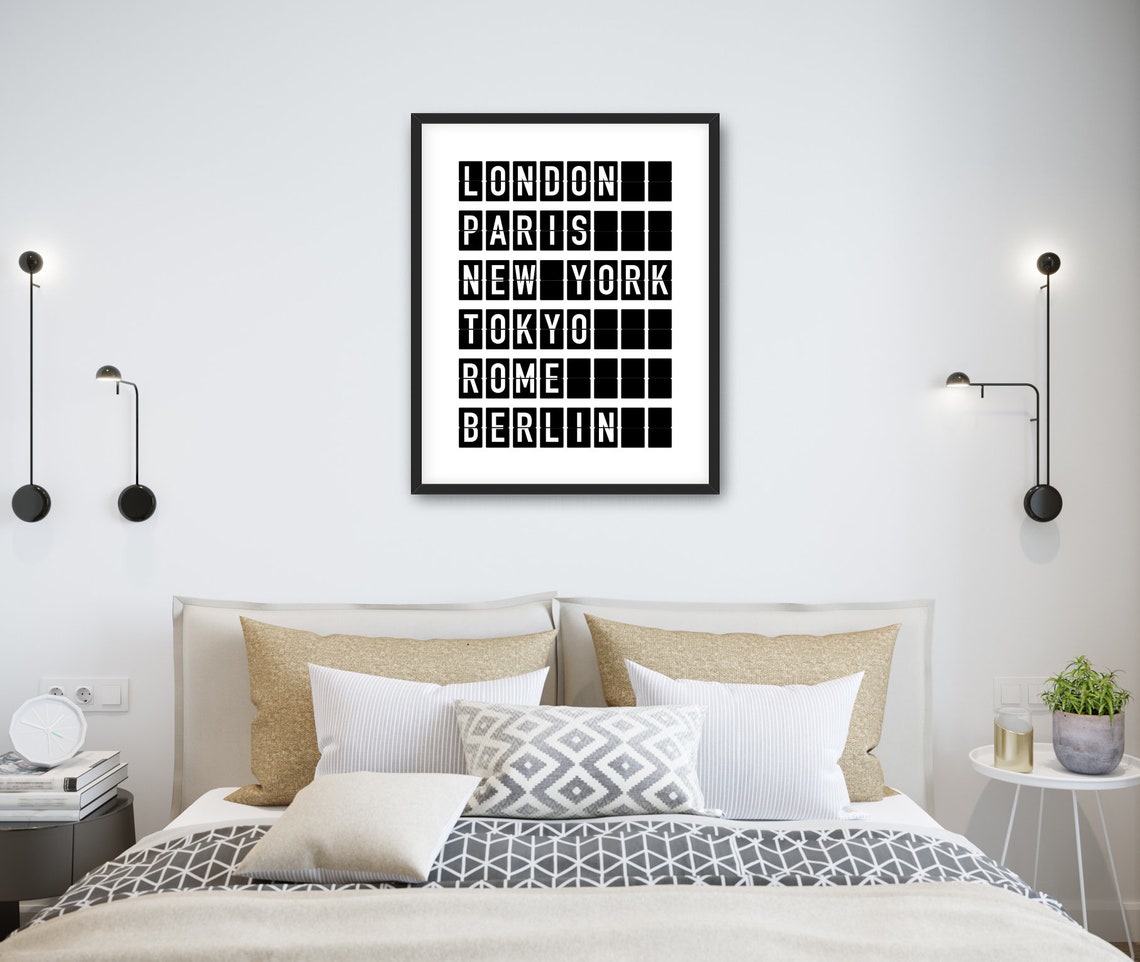 Travel Printable. Travel Wall Art. Wall Art for Travellers. Etsy