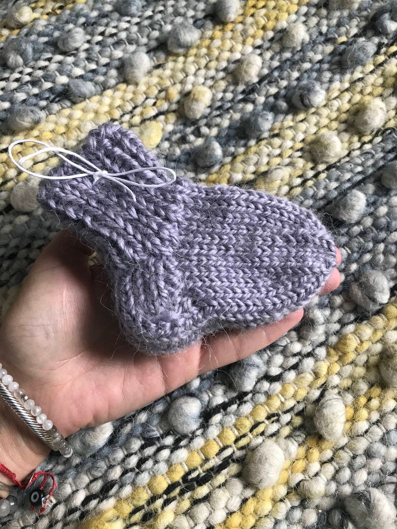 Handmade Baby Wool Socks . Hand Knit Baby Socks. 36 Month. Handknit