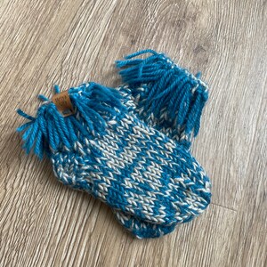Baby wool socks. Handmade baby socks . Handknit baby wool socks .