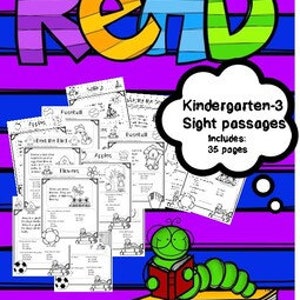 K-3 Reading-Sight Passages Package