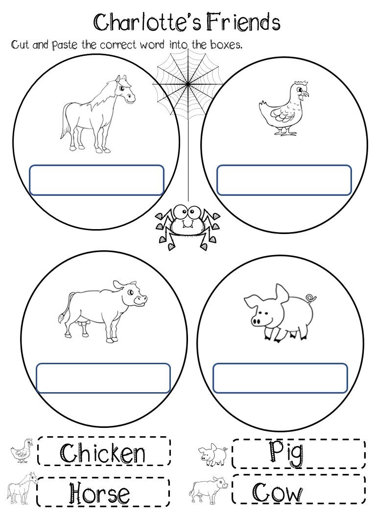 Prek-k on the Farm Worksheets - Etsy