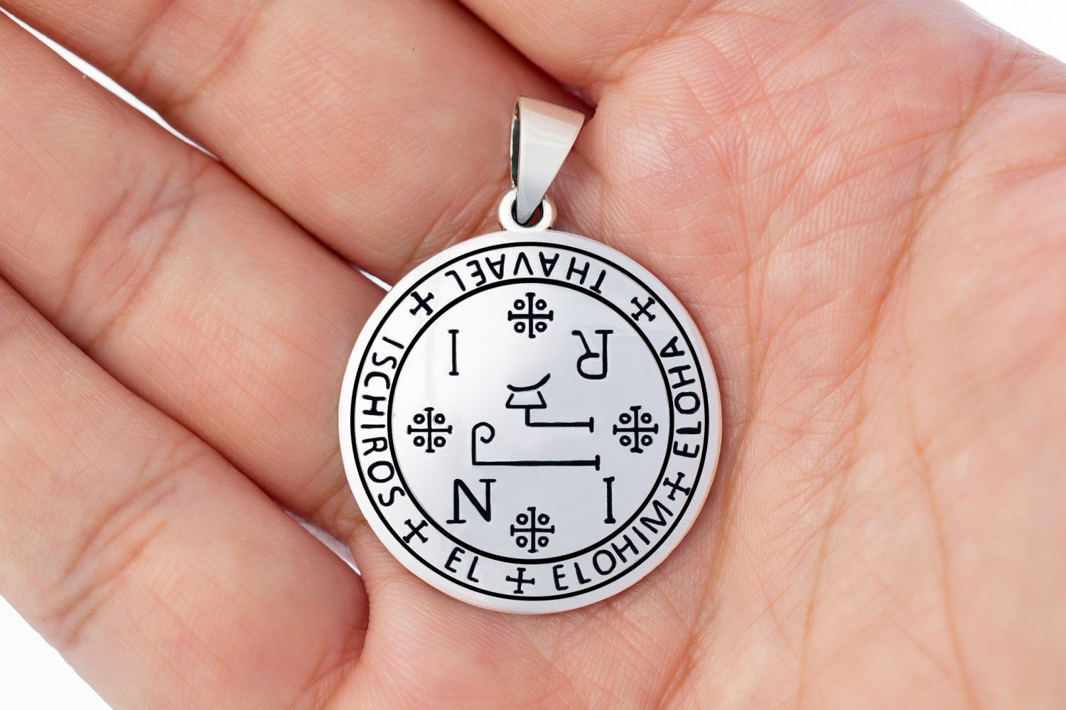 Sigil of Archangel Thavael Protection Talisman Solomon Sterling 