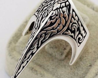 Archer Zighir Turkish Ottoman Sterling Silver 925 Mens Ring