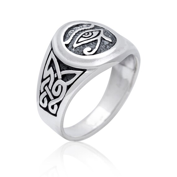 Egypt Egyptian Eye of God Horus Ra Udjat Knotwork 925 Sterling Egypt Egyptian Eye of God Horus Ra Udjat Knotwork 925 Sterling