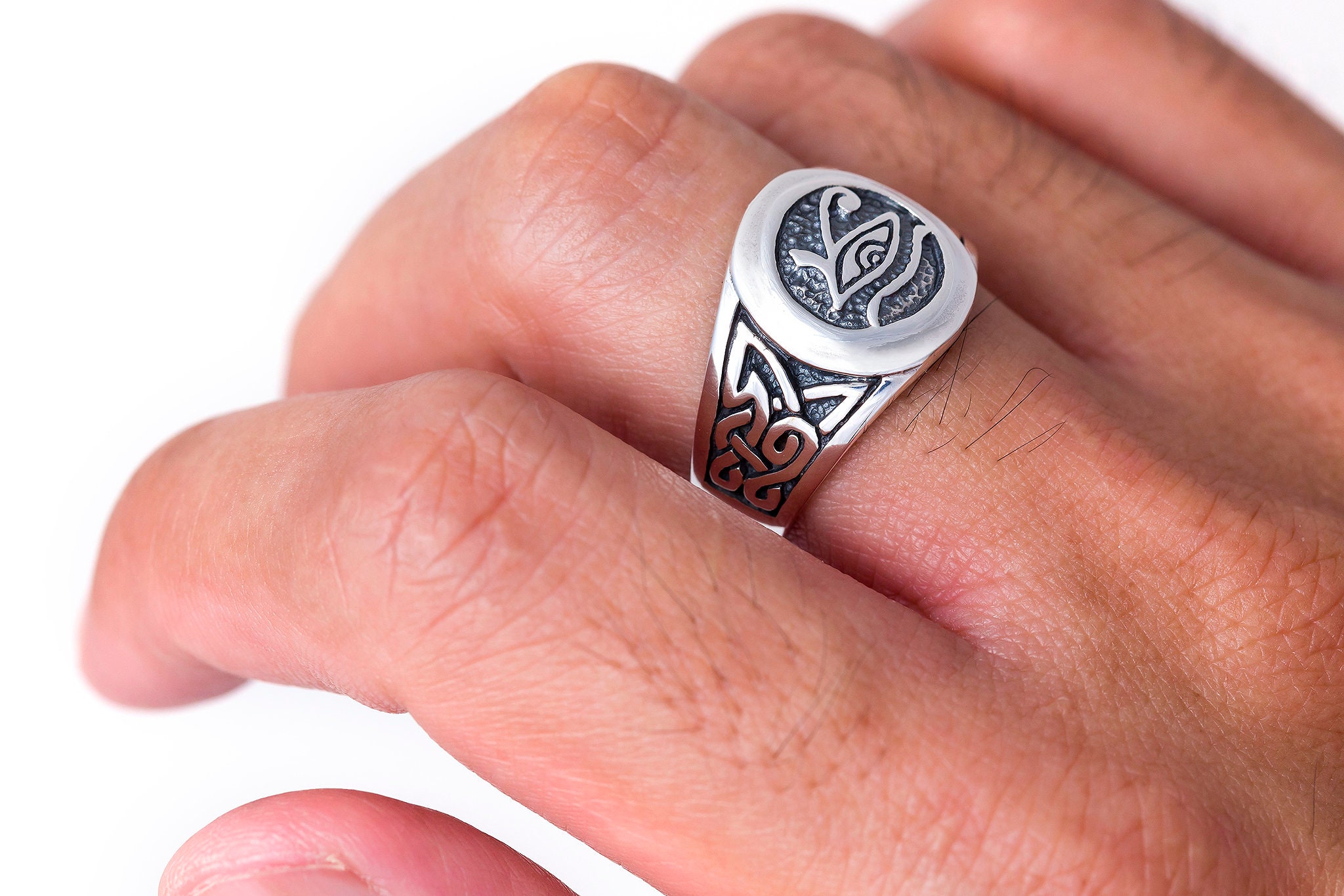 Egypt Egyptian Eye of God Horus Ra Udjat Knotwork 925 Sterling
