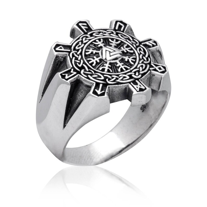 silver valknut ring silver valknut ring