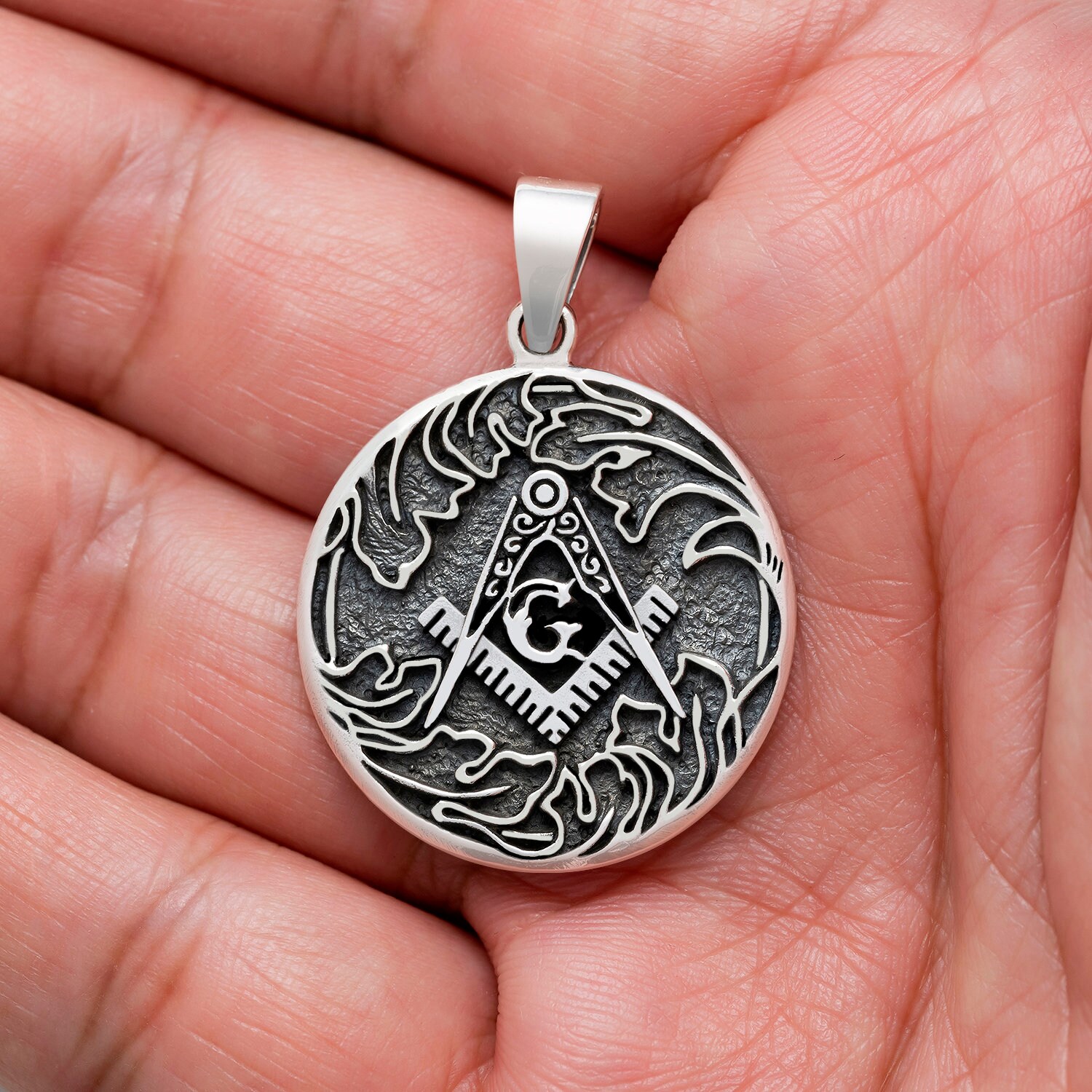 Sterling silver masonic pendants best sale