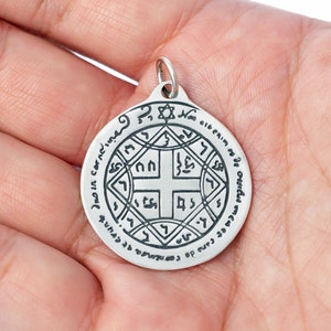 Fourth Pentacle of Venus Key Seal of Solomon Sterling Silver 925 Handcrafted Talisman Love Pendant