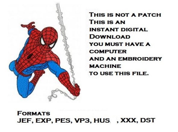 Spider Man Rescue 4 Sizes Machine Embroidery Design - Etsy Spider Man Rescue 4 Sizes Machine Embroidery Design - Etsy