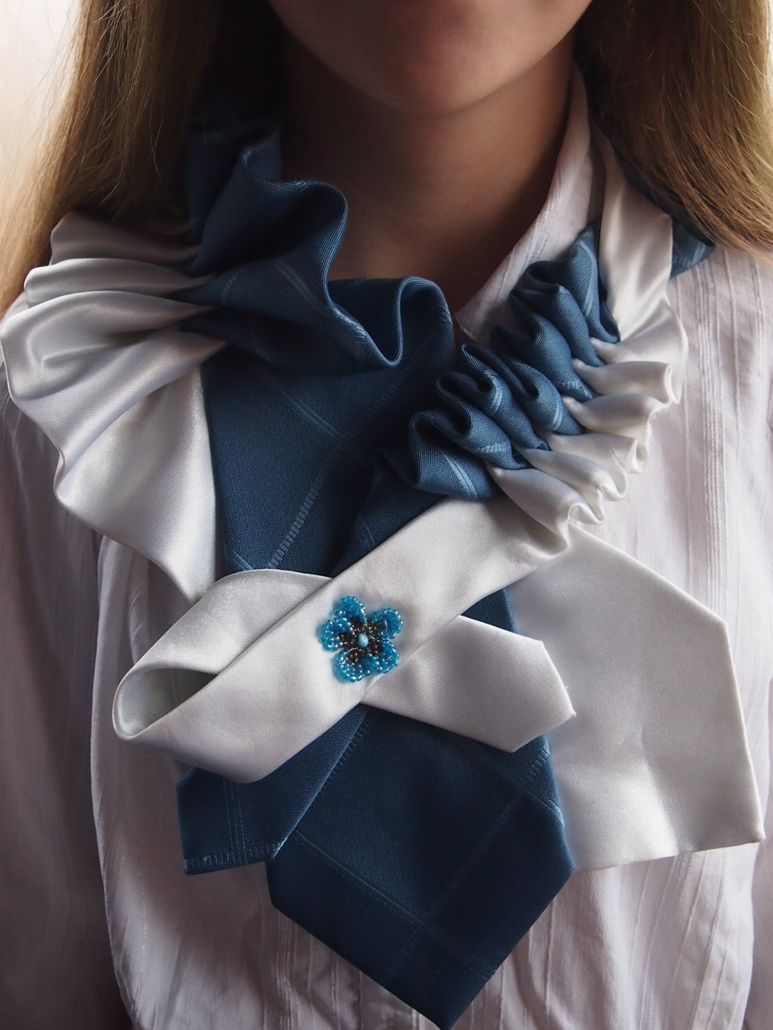 Necktie Necklace Collar Scarf Etsy