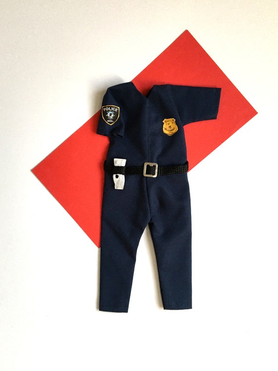 Elf Police Uniform With Holster, Belt and Gun Set, for Elf Dolls, Doll  Clothing, Accessories, Outfit, Costume 