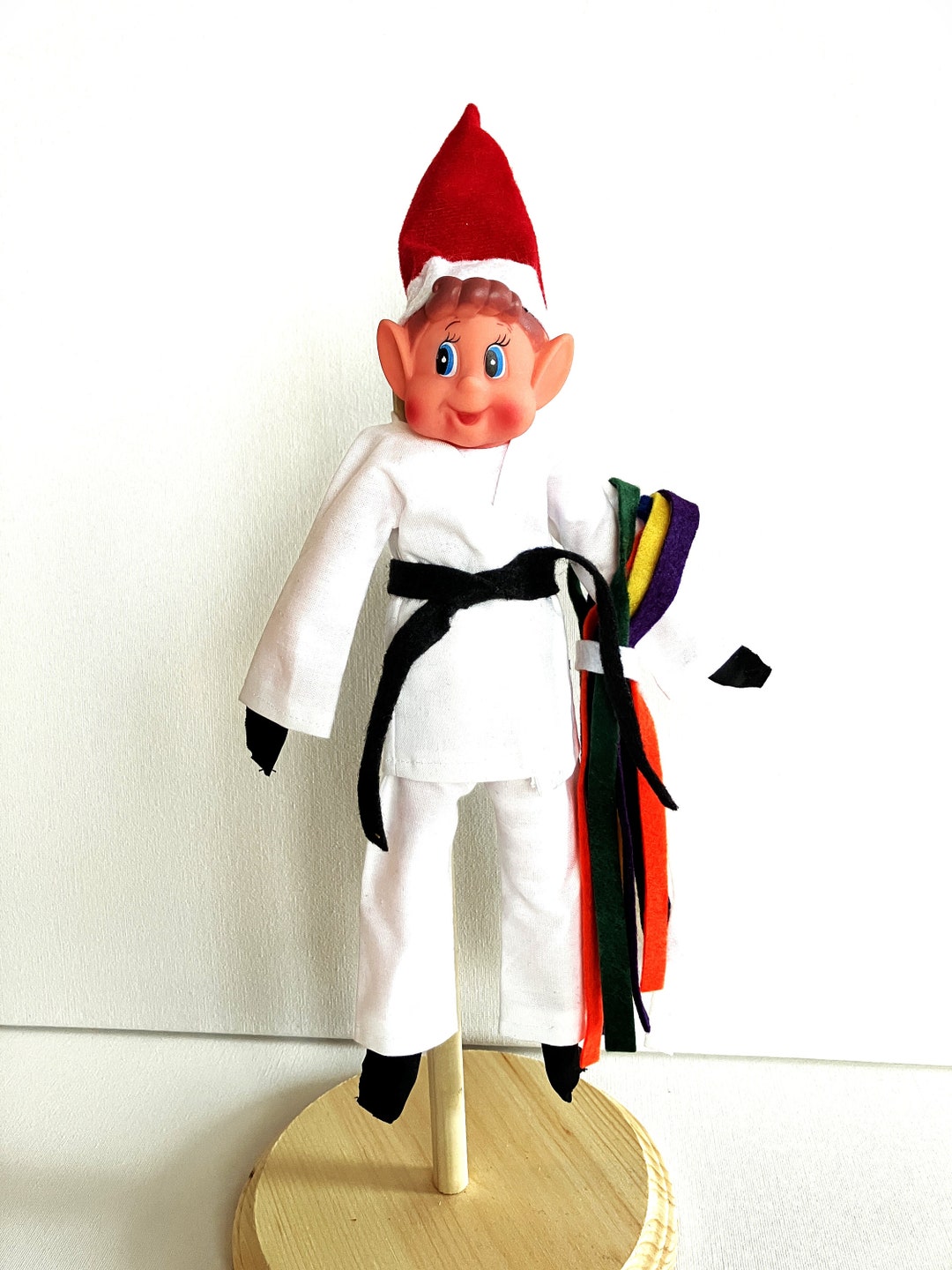 Elf Karate, Judo, Martial Arts, Gi, TKD Set for Elf Dolls, With Colored