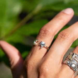 Sterling Silver (.925) South Carolina State Flag Emblem Ring Palm and Moon Palmetto and Moon Ring Charleston SC ~ EXCLUSIVE ~