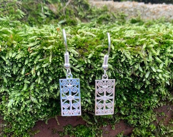 Small Citadel earrings Sterling Silver (.925) the Citadel, Charleston SC, South Carolina, Charleston Gates, sword gate