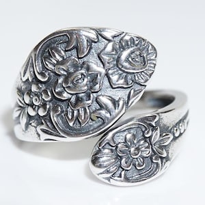 Plantation Spoon Ring REPLICA Sterling Silver (.925) Vintage Charleston SC ~ EXCLUSIVE ~