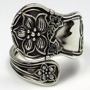 Orange Blossom Spoon Ring Sterling Silver (.925)  Replica Vintage Charleston SC South Carolina