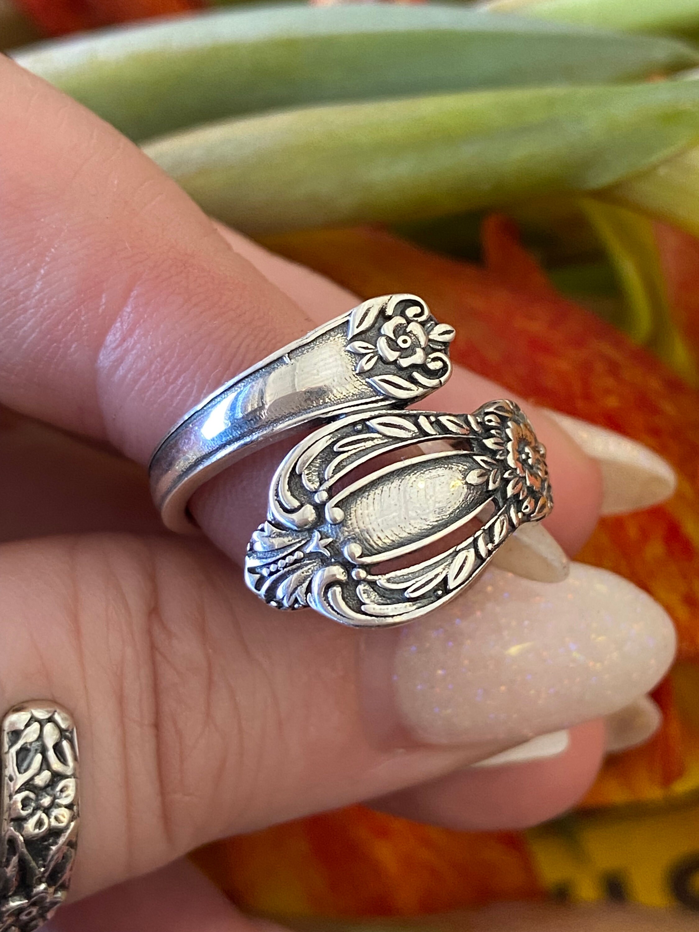 Sterling Silver (.925) Spoon Ring Grand Heritage Vintage Replica - Etsy