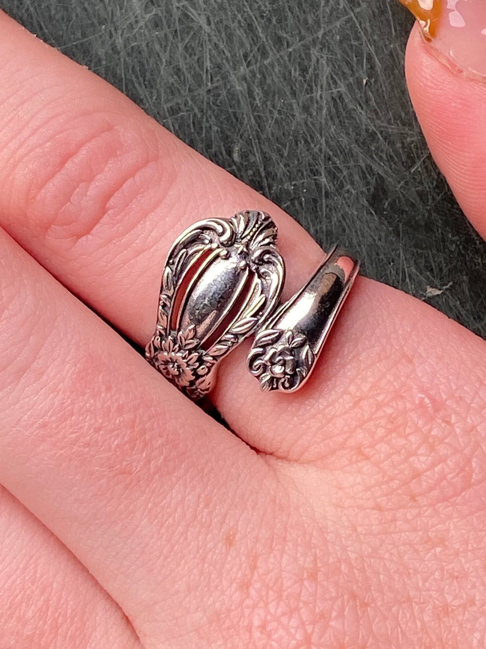 Sterling Silver (.925) Spoon Ring Grand Heritage Vintage Replica - Etsy