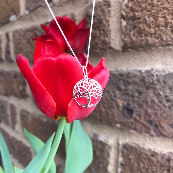 Angel Oak • Tree of Life Sterling Silver (.925) Pendant • Kabbalah • Charleston SC ~EXCLUSIVE ~