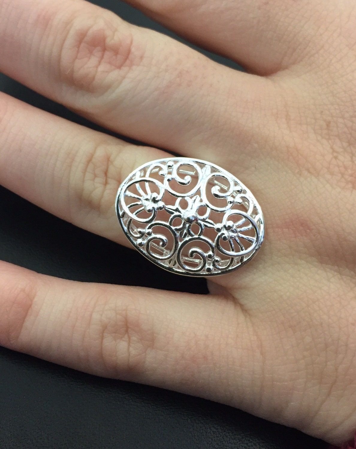 Sterling Silver .925 Charleston Gate Jewelry Ring 16 Broad Etsy