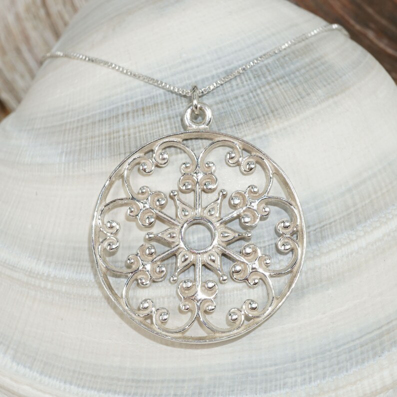 Charleston Firehouse Gate Pendant Sterling Silver .925 Etsy