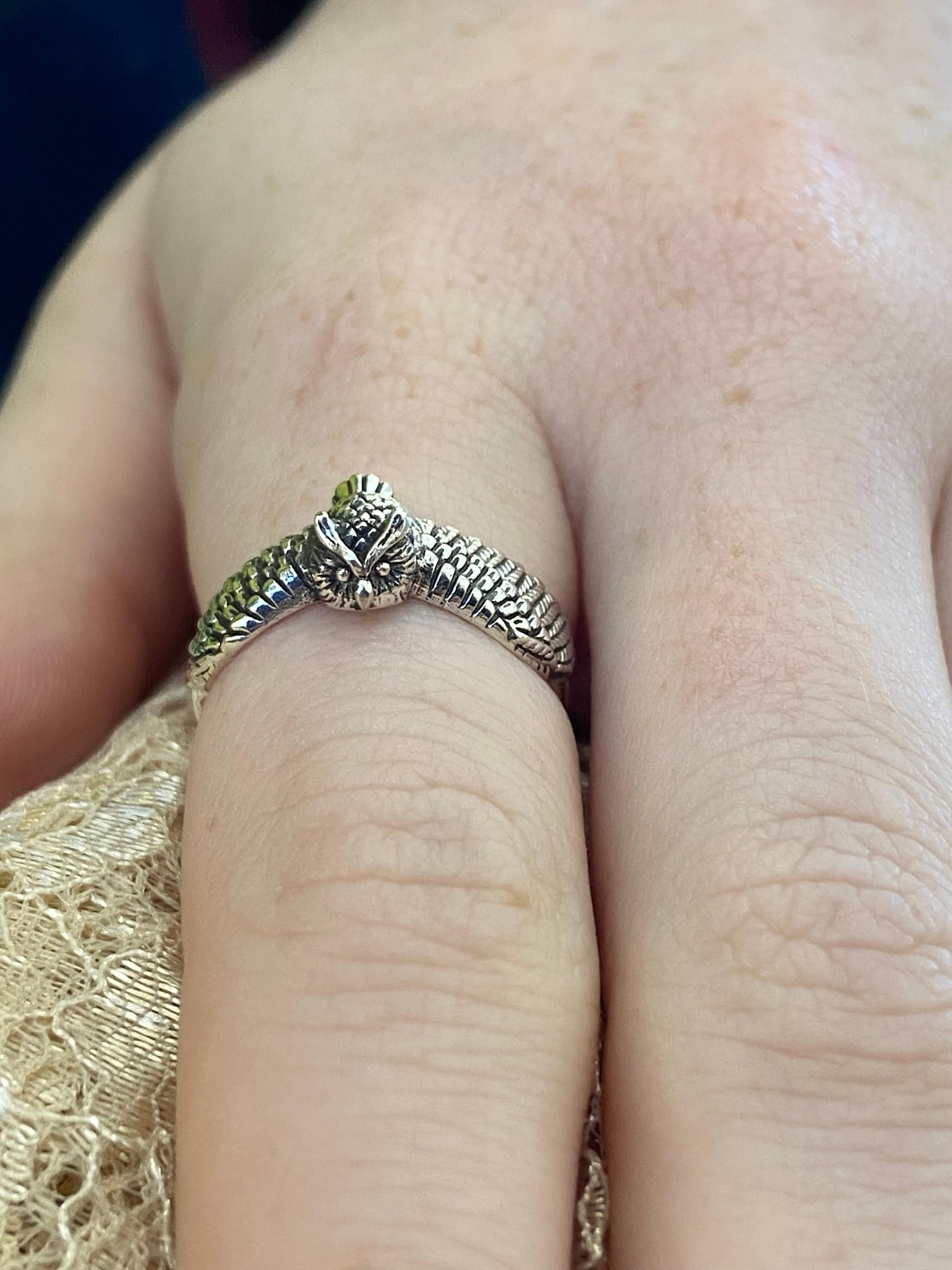 Sterling Silver Owl Ring