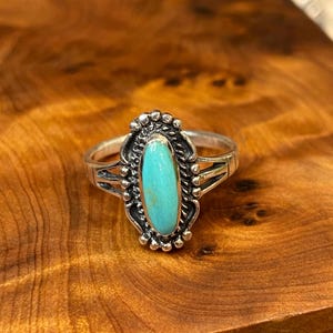sterling silver and turquoise ring 925