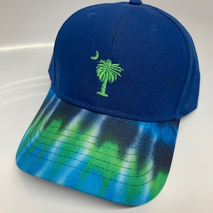 South Carolina Tie Dye Hat, Charleston South Carolina, Charleston Hat, South Carolina Hat, Palmetto State hat, Dad Father&#39;s Day