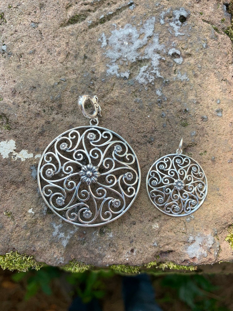 Sterling Silver .925 Market Hall Pendant Charleston Etsy