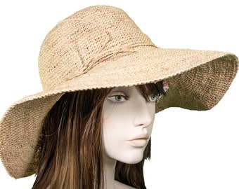Beechfield Marbella à large bord Femme Chapeau De Soleil Pour Femme Plage Été Paille B740