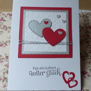 Glückwunschkarte zur Hochzeit,Karte-Hochzeit,