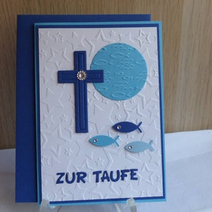 Glückwunschkarte zur Taufe