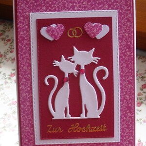 Glückwunschkarte zur Hochzeit