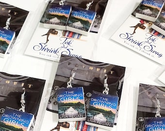 Bulk Custom Mini Book Earrings (Starting at a dozen)
