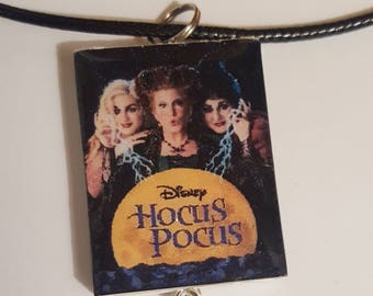 Hocus Pocus Book Necklace with or without charm.
