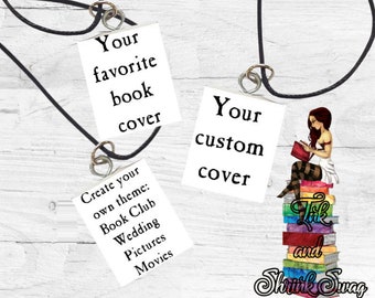 Custom Small or Mini Book Necklace *See Holiday Shipping Info