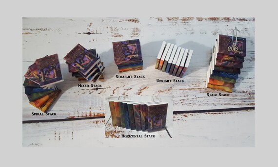 Small Set Of 7 Or 8 Stacked Harry Potter Book Ornament Jk Etsy