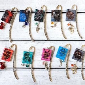 Das Reich der Dornen und Rosen, Nebel und Wut, Flügel und Ruin, Frost und Sternenlicht, silberne Flammen Lesezeichen. Acotar,Acomaf,Acowaf,Acofas,Acosf