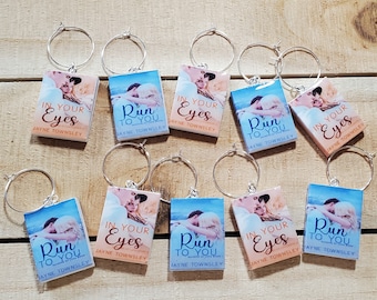 Custom mini wine book charms (Bulk)