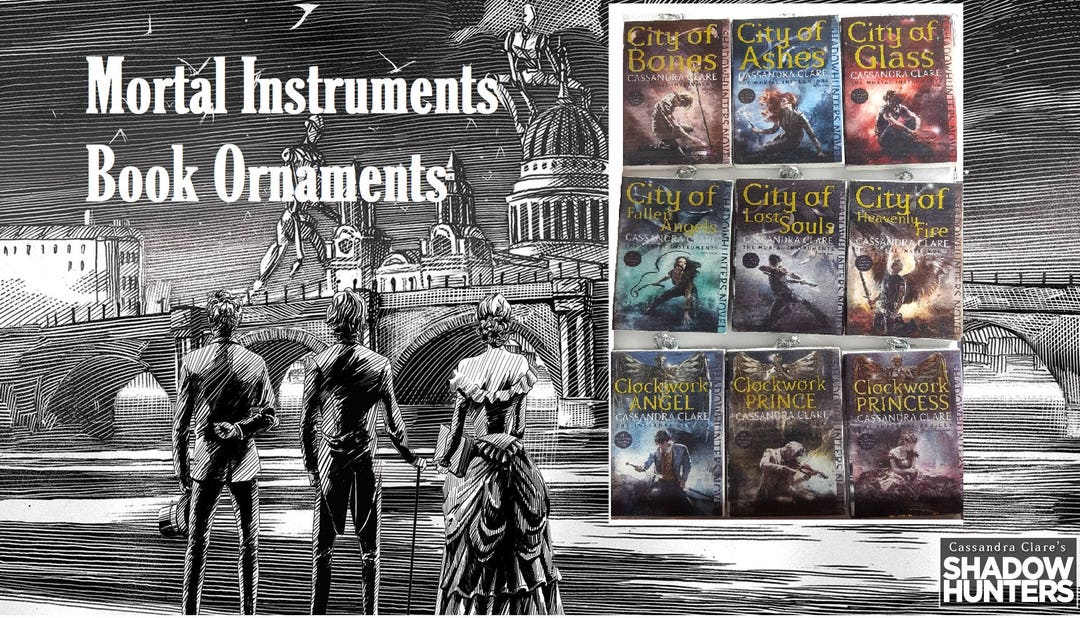 Handmade Mortal Instruments & Infernal Devices Ornament Set of 9, 6, or ...