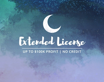 Extended Commercial License - Serene Dreams Designs