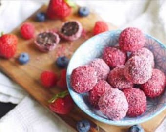 Keto Raspberry Balls Recipe