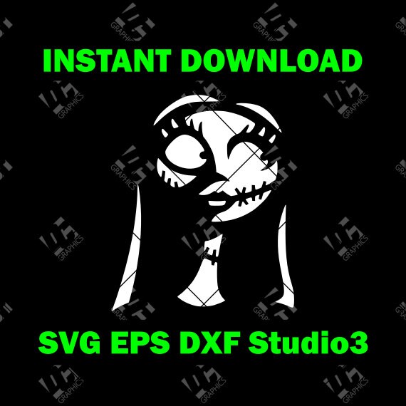 Download Free Sally Nightmare Before Christmas Vector Cutting Cut File Etsy SVG DXF Cut File
