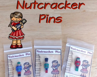 Nutcracker Ballet Lapel Pin
