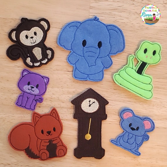Super Simple Hickory Dickory Dock Finger Puppets for Education