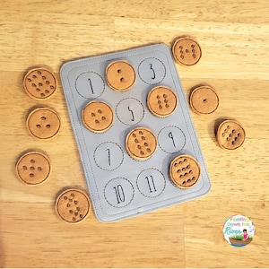 Cookie Counting- learning, educational toy, counting 1 to 12, preschool, toddler, learning to count, pretend play, quiet time