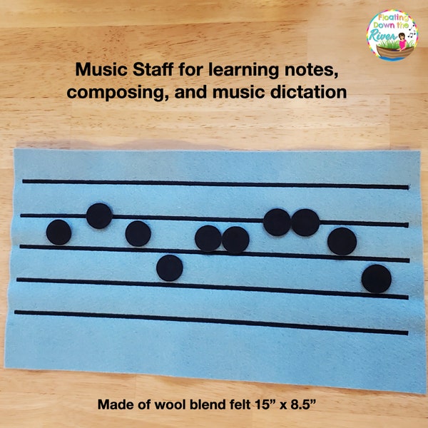 Music Notation Staff for music education note reading. composing, dictation for music classrooms