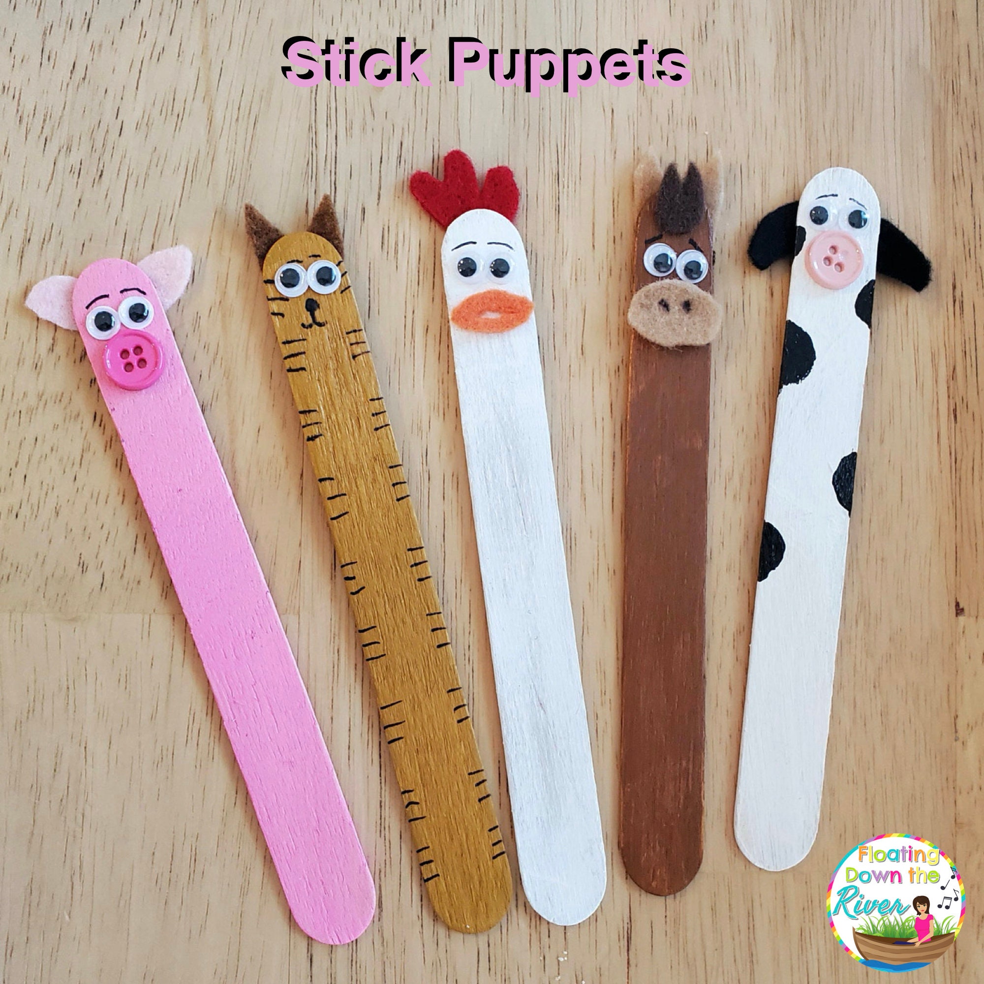 Stick puppet deals