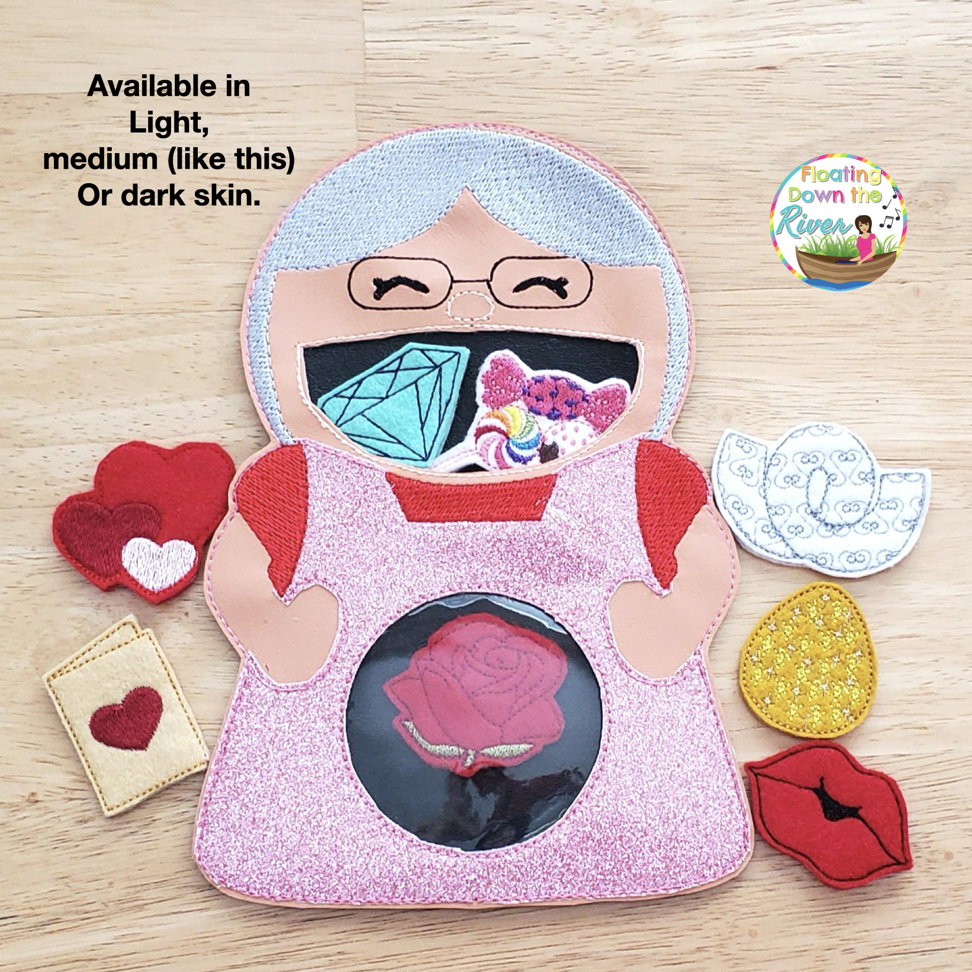 Old Lady Who Swallowed a Rose Puppets Made of Vinyl & Felt for - Etsy